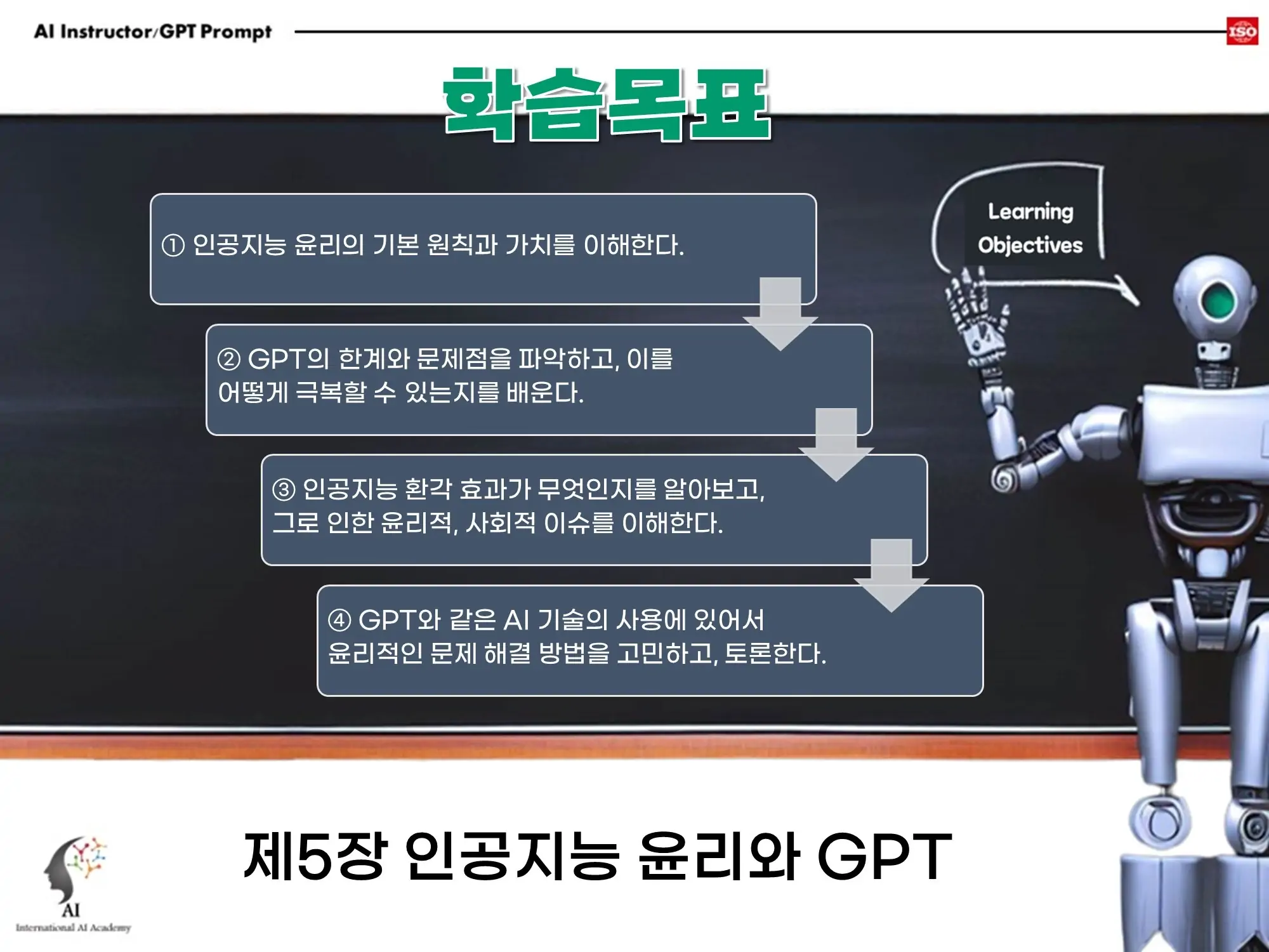 인공지능 윤리와 GPT과정의 학습목표