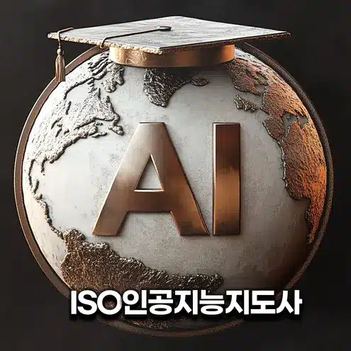 ISO 인증 인공지능지도사 글로벌 자격 이미지