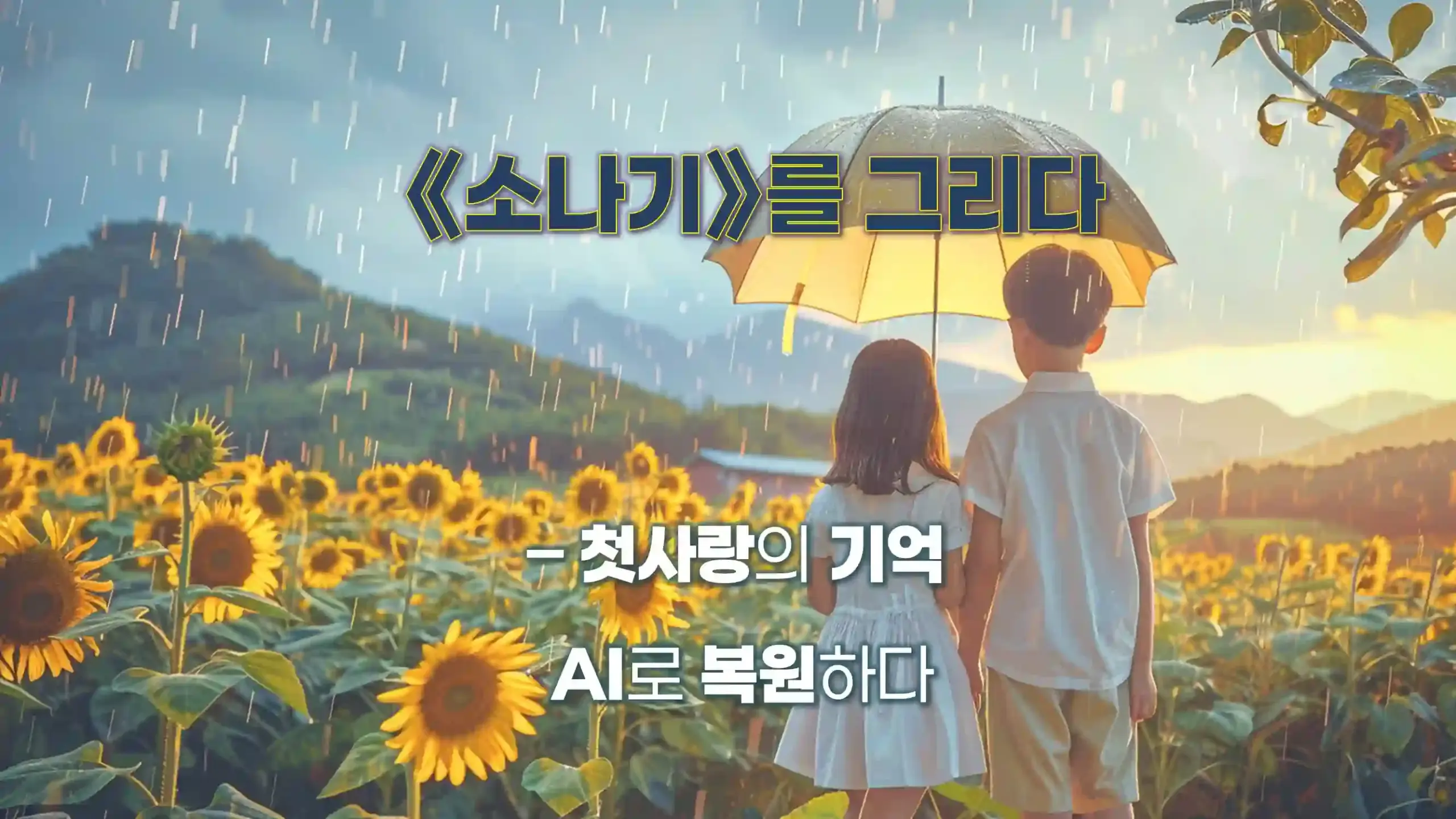 첫사랑의 기억을 AI로 복원한 소나기 프로젝트 썸네일