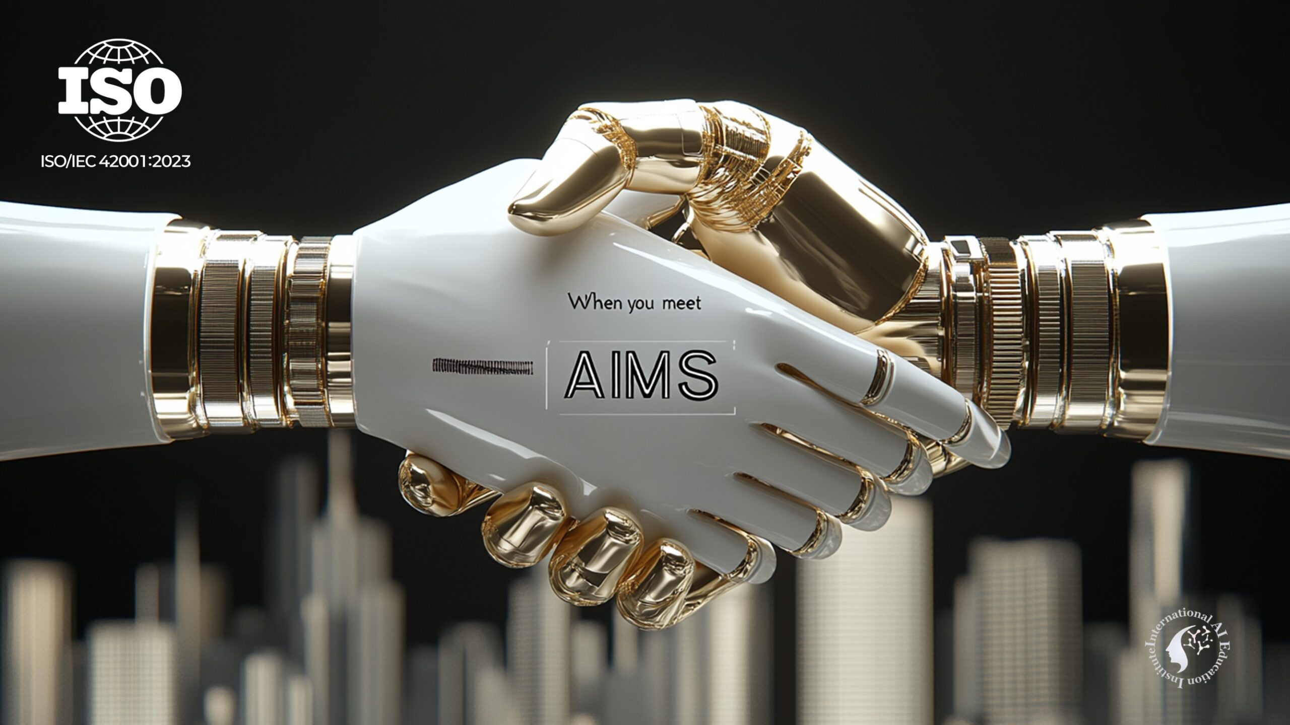 ISO 42001 AI 경영시스템 AIMS 판단 구조와 책임 검증 이미지