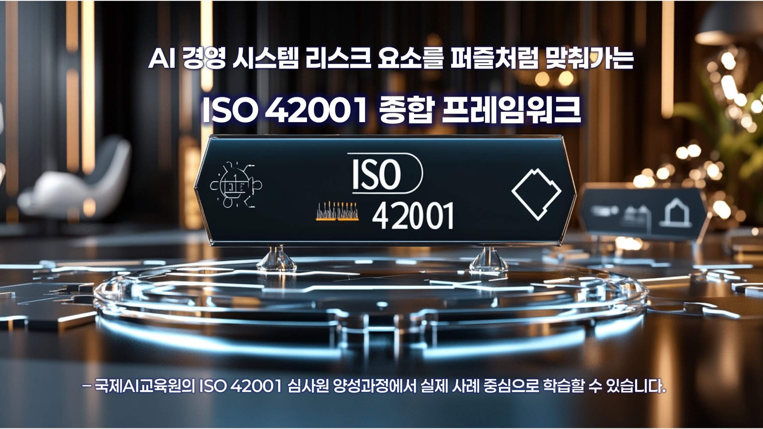 ISO 42001 리스크 관리 절차 퍼즐
