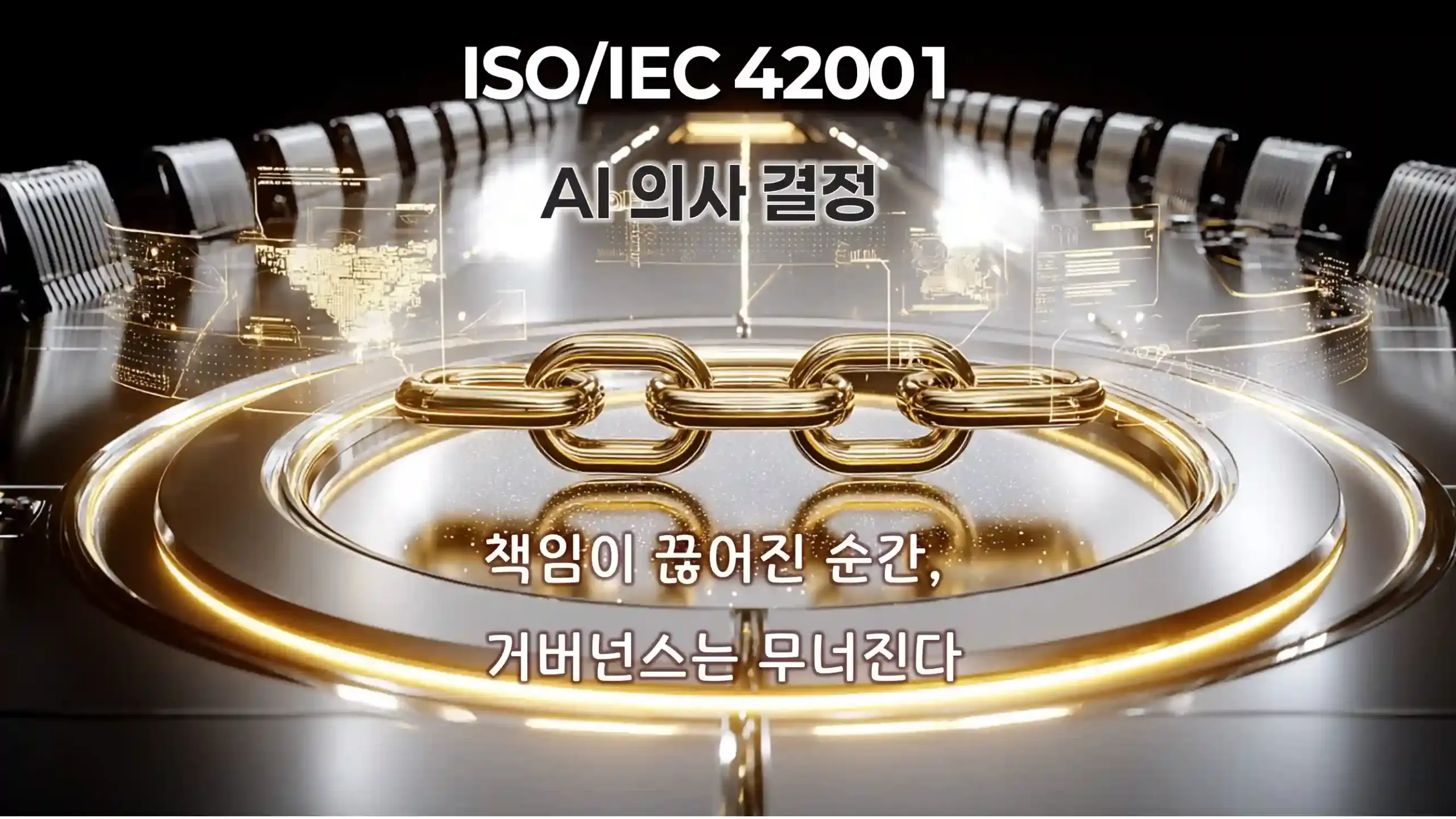 ISO 42001 AI 거버넌스에서 책임 구조 단절과 의사결정 연결 실패 문제 설명