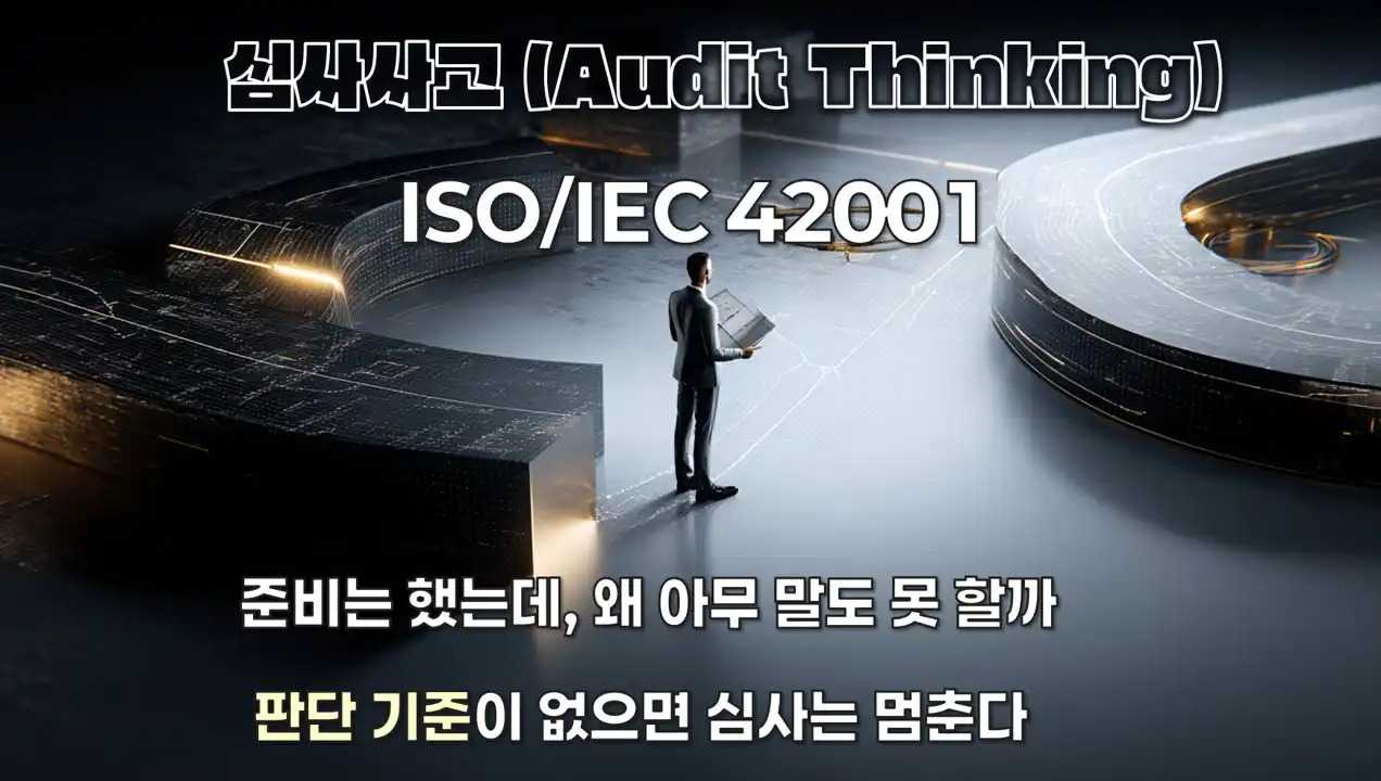 ISO/IEC 42001 심사 사고(Audit Thinking) 판단 기준 교육