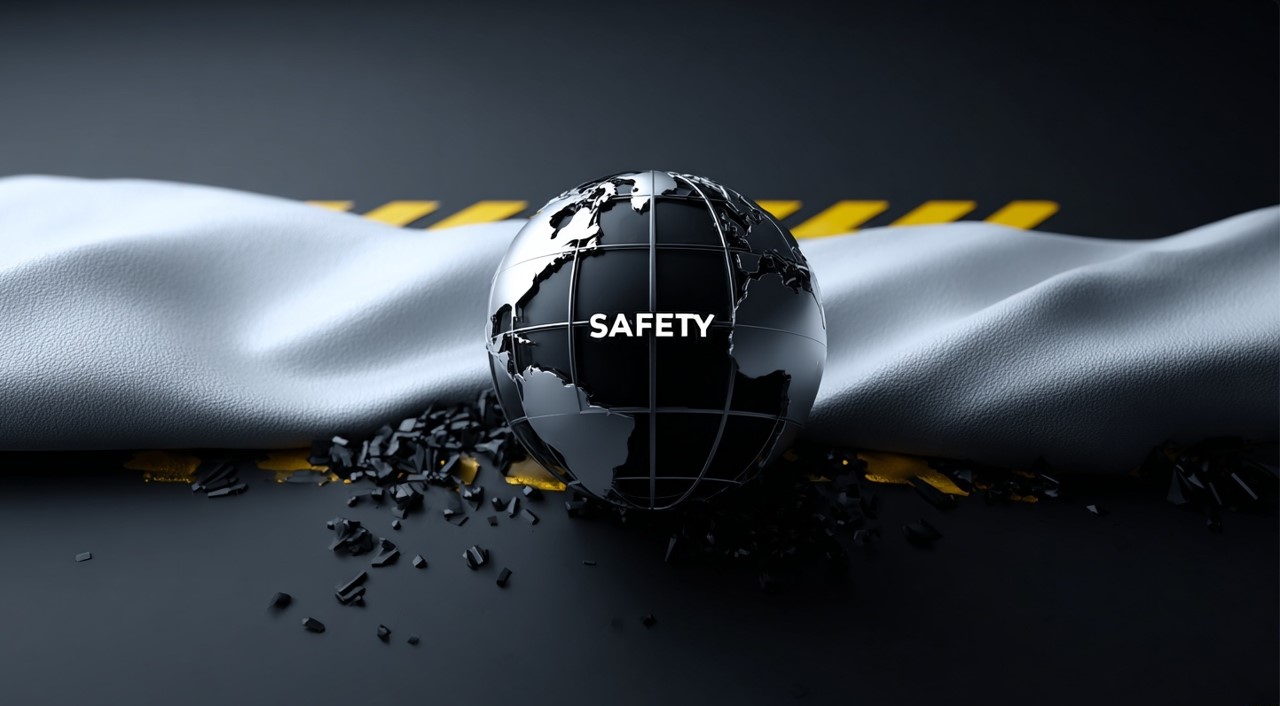 ISO 45001 안전보건경영시스템에서 리스크 기반 심사를 통해 위험을 식별하고 판단하는 구조적 안전 관리 개념 이미지