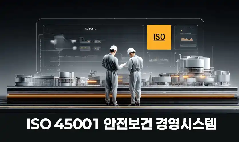 ISO 45001 내부심사에서 현장 리스크와 안전보건 운영 시스템을 확인하는 장면