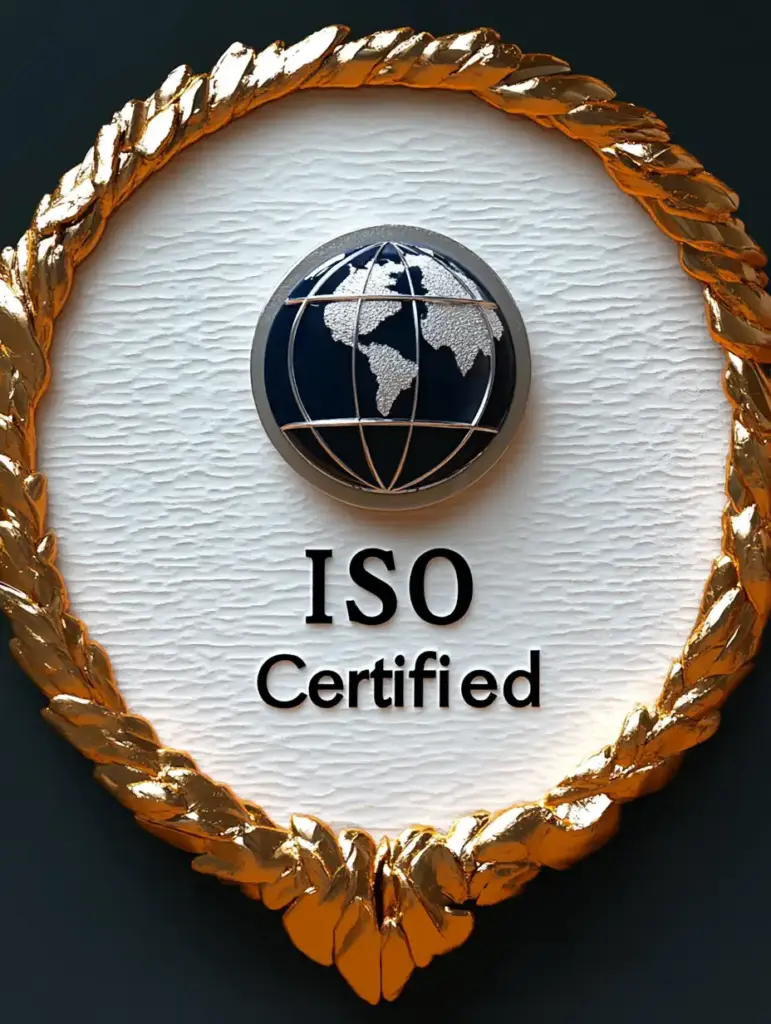 ISO Certified 마크 이미지