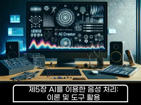 AI 음성 처리: 음성 인식과 합성 기술을 설명하는 이미지