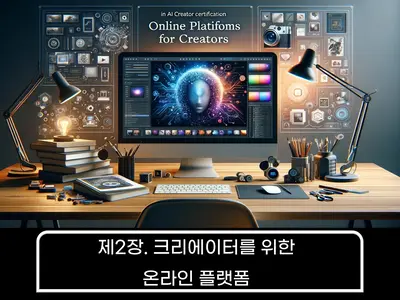 크리에이터를 위한 온라인 플랫폼 설명 이미지