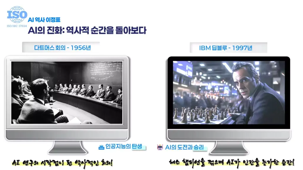 AI 역사적 순간 - 다트머스 회의와 IBM 딥블루 체스 대결