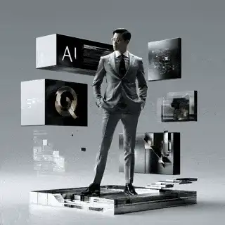 GAON AI 준비도 진단 애니메이션 - 중소기업 AI 도입 단계 확인