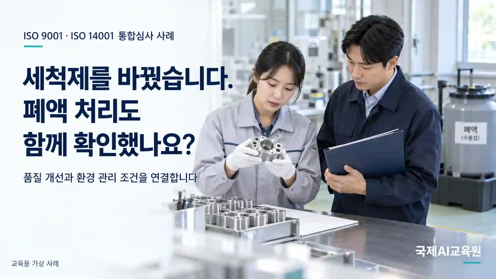 세척제 변경 통합심사 사례 대표 이미지