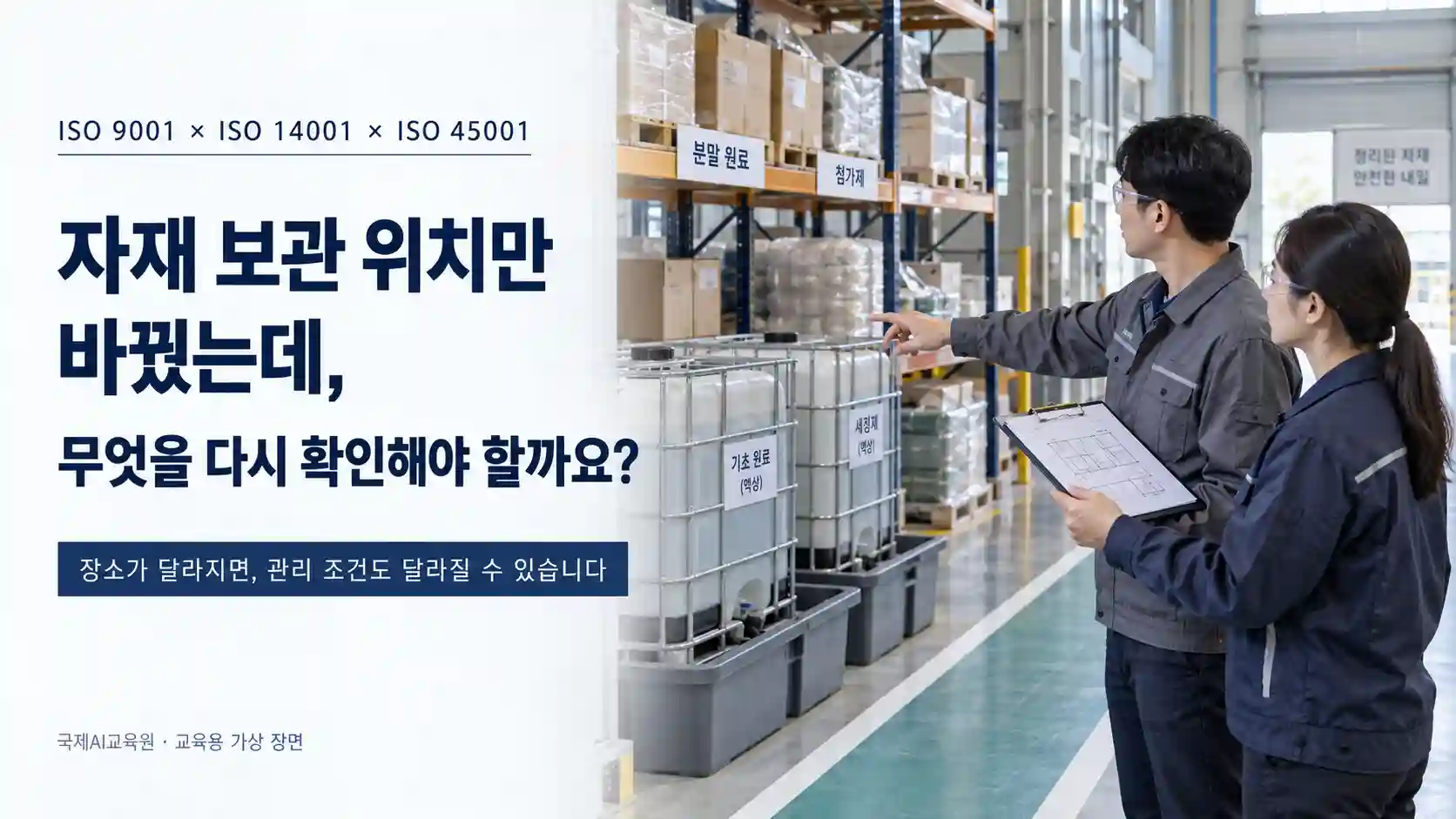 자재 보관 위치 변경 통합심사 사례 대표 이미지